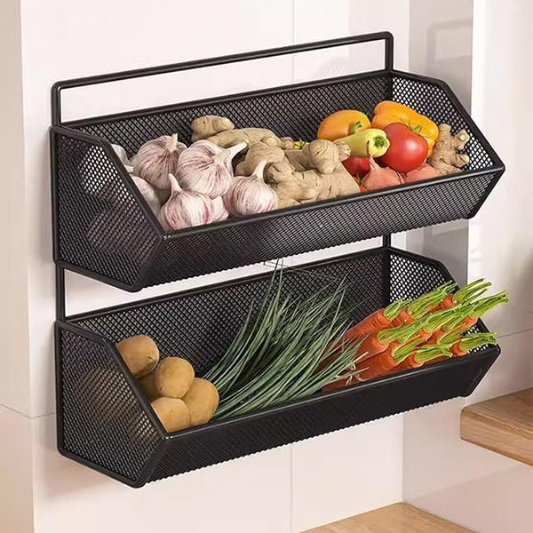 رف تخزين مُثبَّت على الحائط