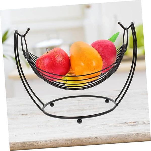 سلة فواكه سلكية معدنية