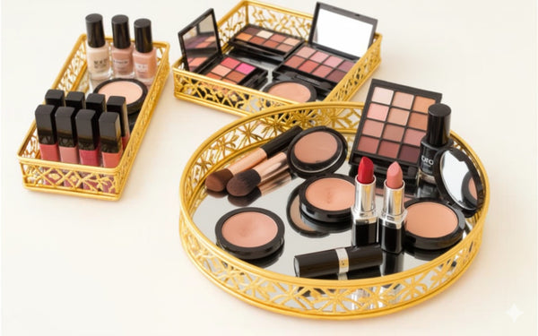 صينية مرآة لتقديم الحلويات والفواكه